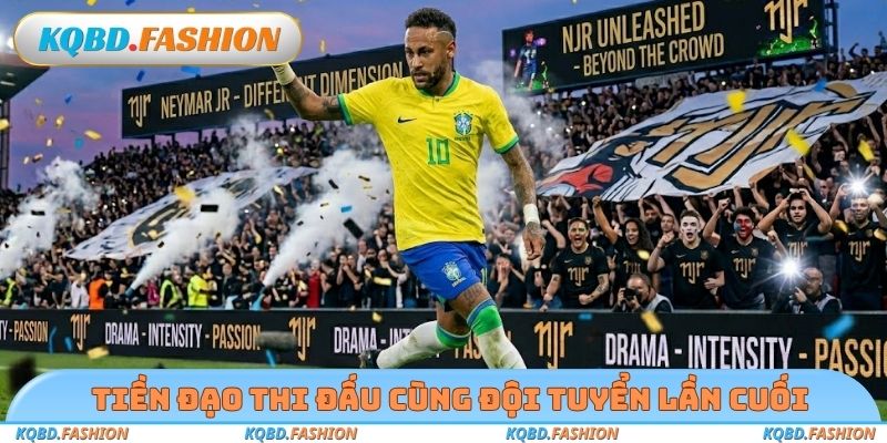 Tiền đạo người Brazil thi đấu cùng đội tuyển lần cuối