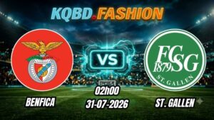 Soi kèo nhà cái trận Benfica vs St. Gallen 02h00 Ngày 31/07/2026